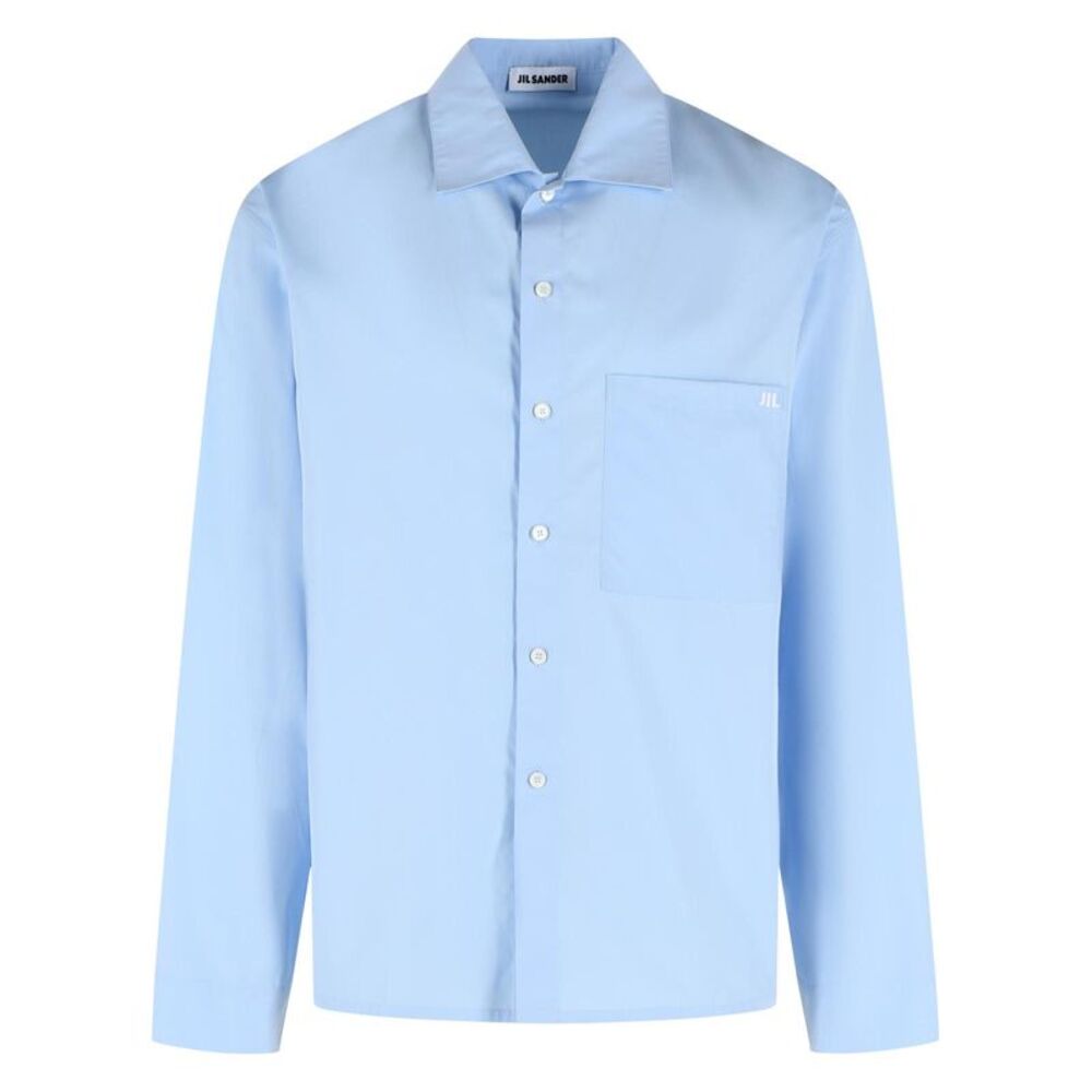 Jil Sander Light Blue Cotton Shirt Men